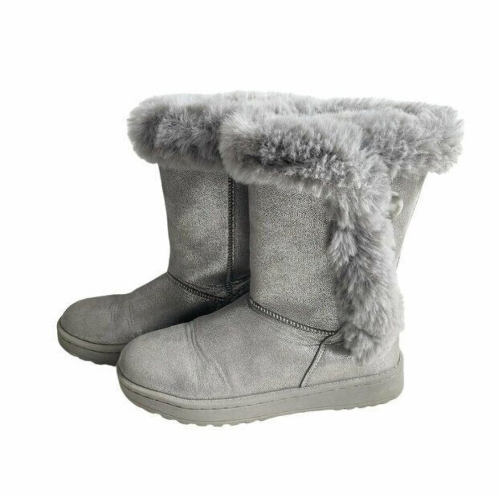 SO Sophia Faux Fur Boots